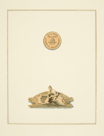 Ornaments on Chairs in Council Chamber at the Mint, and the Frieze in the Vestibule of the Mint, now St Peter
