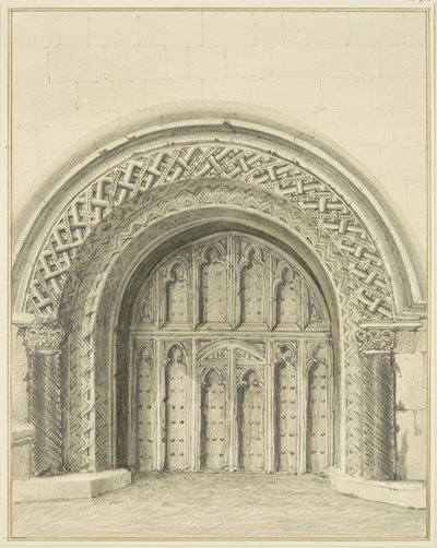 Smaller Arched Gateway Adjoining the Deanery of Bristol Cathedral by Thomas Leeson the Elder Rowbotham