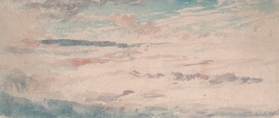 Cloud Study - Blue and Red Flecked Alto - Cumulus by Thomas Lindsay