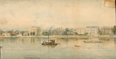 Panorama of River Thames, North Side, in 13 Parts by Thomas Mann Baynes