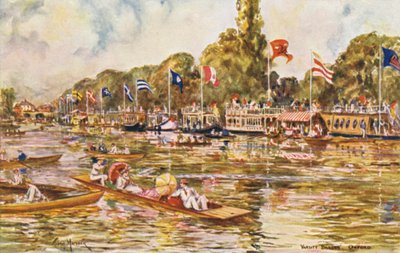 River Thames: Varsity Barges, Oxford by Thomas Maybank