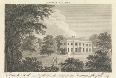 Beach Hill, on Enfield Chase, the Seat of the late Francis Russell, Esquire, Outer Suburb - North by Thomas Medland