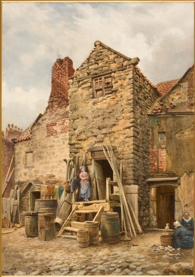 Old Sparrow Hall, Cullercoats by Thomas Miles Richardson