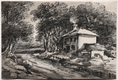 Landscape with Cottage by Thomas Monro