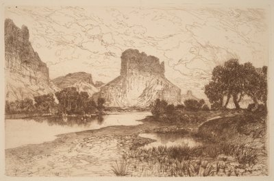 Green River, Wyoming Territory by Thomas Moran