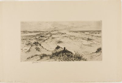Looking Over the Sand Dunes - Easthampton by Thomas Moran
