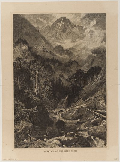 Mountain of the Holy Cross, Colorado by Thomas Moran