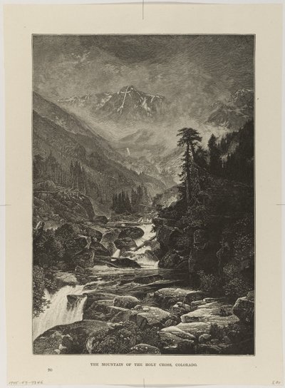Mountain of the Holy Cross, Colorado by Thomas Moran