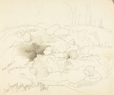 New Geyser, Norris by Thomas Moran