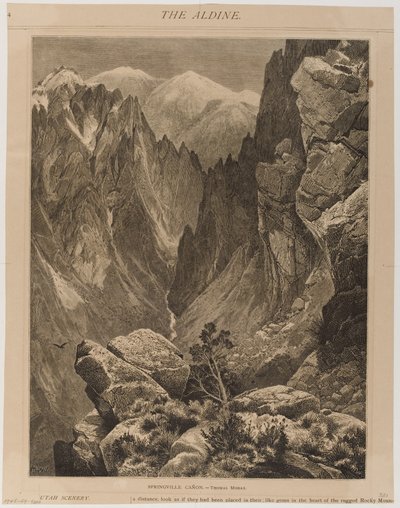 Springville Canyon by Thomas Moran