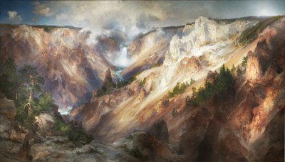 The Grand Canyon of the Yellowstone by Thomas Moran