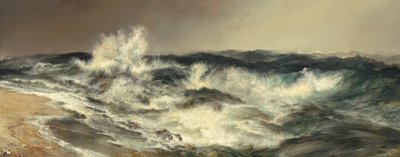 The Much Resounding Sea, 1884 by Thomas Moran