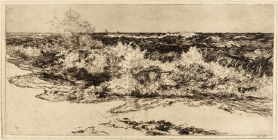 The Sounding Sea by Thomas Moran