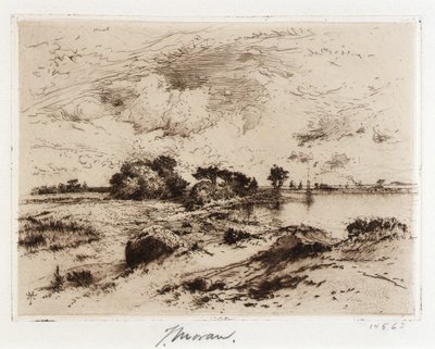 Three Mile Harbor Easthampton, Long Island by Thomas Moran