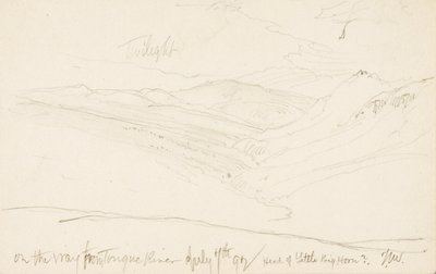 Twilight on the Way from Tongue River (Head of Little Big Horn?) by Thomas Moran