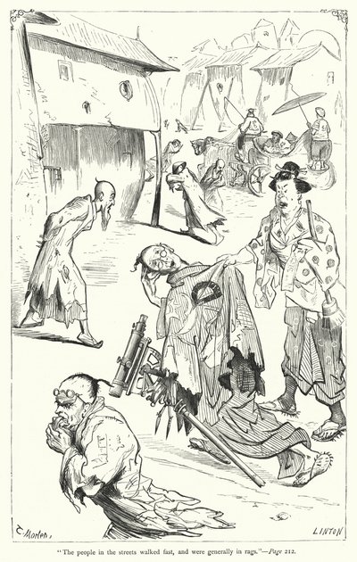 Illustration for Gulliver’s Travels by Jonathan Swift by Thomas Morten