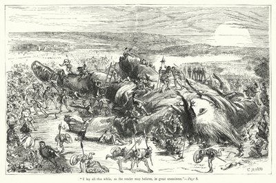 Illustration for Gulliver’s Travels by Jonathan Swift by Thomas Morten