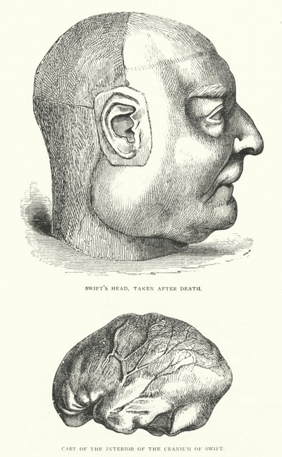 Illustration for life of Jonathan Swift by Thomas Morten