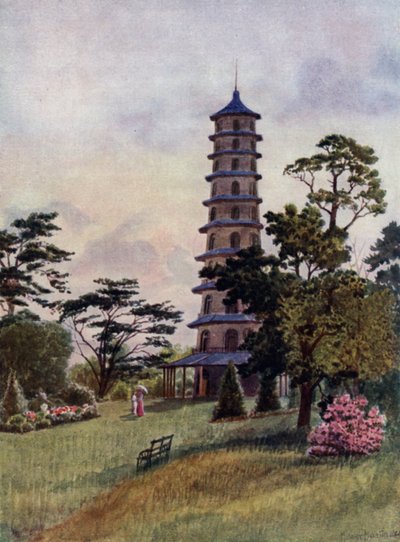 Kew Gardens: The Pagoda by Thomas Mower Martin