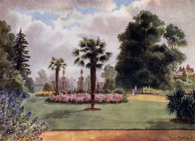 Kew Gardens: The Palm Trees and Main Gate by Thomas Mower Martin