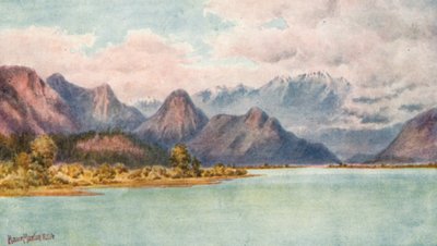 Pitt River and Golden Ear Mountains by Thomas Mower Martin