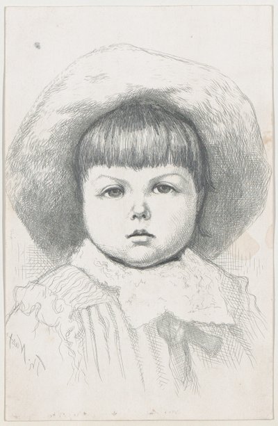 Portrait of a Child Cyril Nast, after 1879 by Thomas Nast