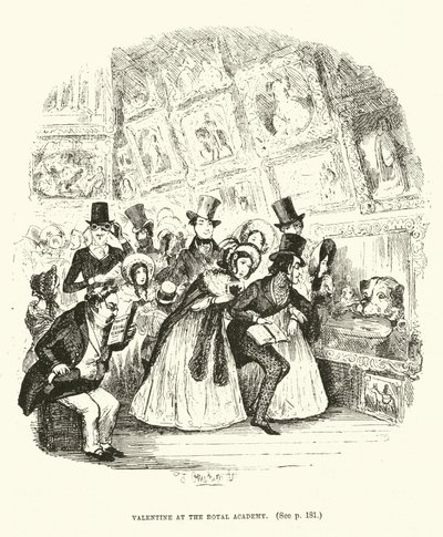 Illustration for Valentine Vox by Thomas Onwhyn