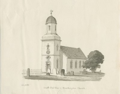 Marchington Church by Thomas Peploe Wood