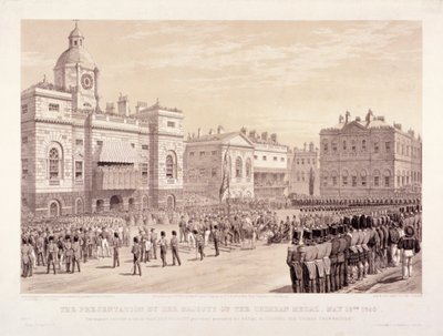 Presentation of the Crimean Medal by Queen Victoria to Colonel Sir Thomas Trowbridge, May 18th 1855 by Thomas Picken