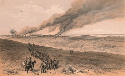Redan and Advanced Trenches of British Right Attack by Thomas Picken