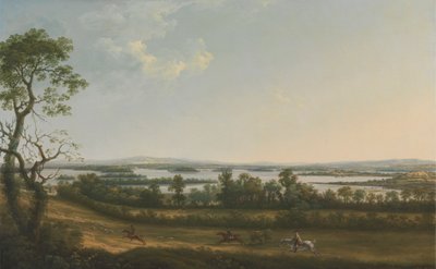 Lough Erne from Knock Ninney, with Bellisle in the Distance, County Fermanagh, Ireland by Thomas Roberts