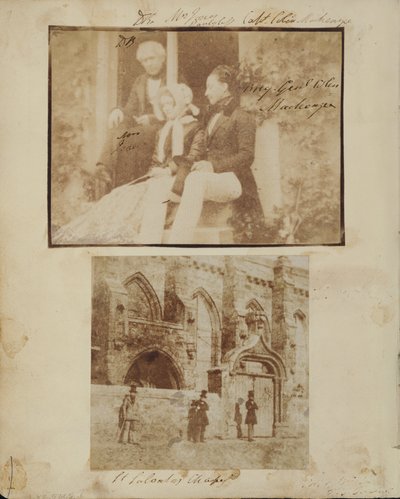 Group Portrait with Sir David Brewster, Mrs. Jones, and Brigadier General Colin Mackenzie by Thomas Rodger