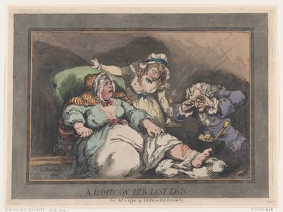 A Bawd on her Last Legs, October 1, 1792 by Thomas Rowlandson