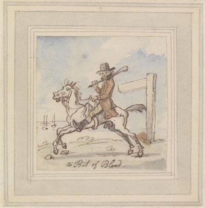 A Bit of Blood by Thomas Rowlandson
