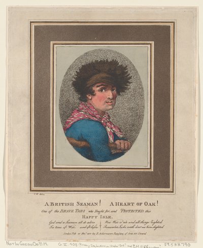 A British Seaman! A Heart of Oak! by Thomas Rowlandson
