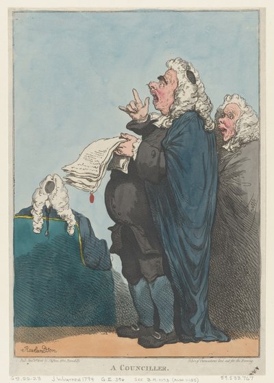 A Councillor by Thomas Rowlandson
