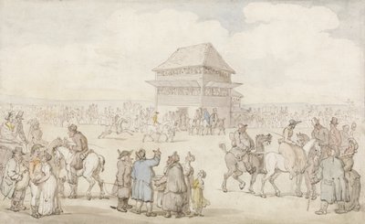 A Crowded Race Meeting (c.1805-10) by Thomas Rowlandson