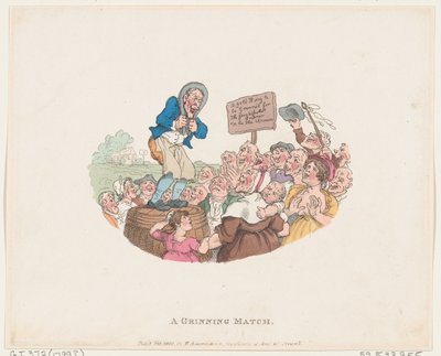 A Grinning Match, February 1, 1803 by Thomas Rowlandson