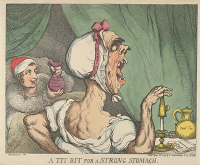 A Tit Bit for a Strong Stomach, June 20, 1809 by Thomas Rowlandson