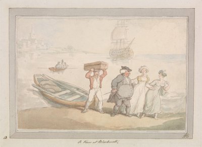 A View at Blackwall by Thomas Rowlandson