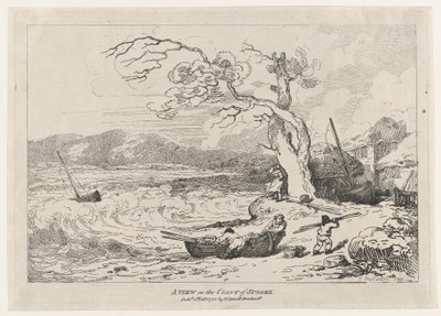 A View on the Coast of Sussex by Thomas Rowlandson