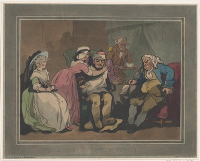 A Visit to the Uncle, December 20, 1794 by Thomas Rowlandson