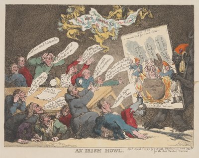 An Irish Howl by Thomas Rowlandson