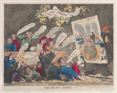 An Irish Howl by Thomas Rowlandson