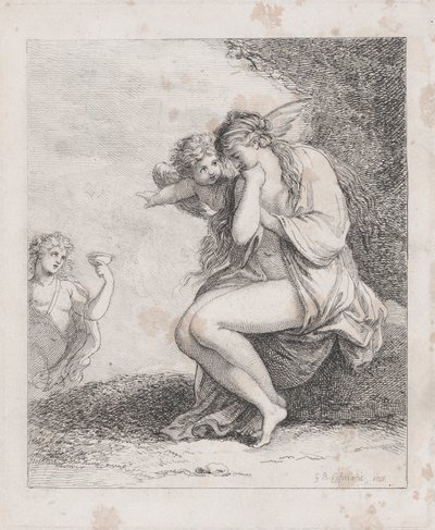 Ariadne on Naxos Approached by Bacchus by Thomas Rowlandson