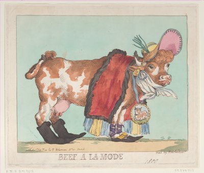 Beef à la Mode, February 14, 1800 by Thomas Rowlandson
