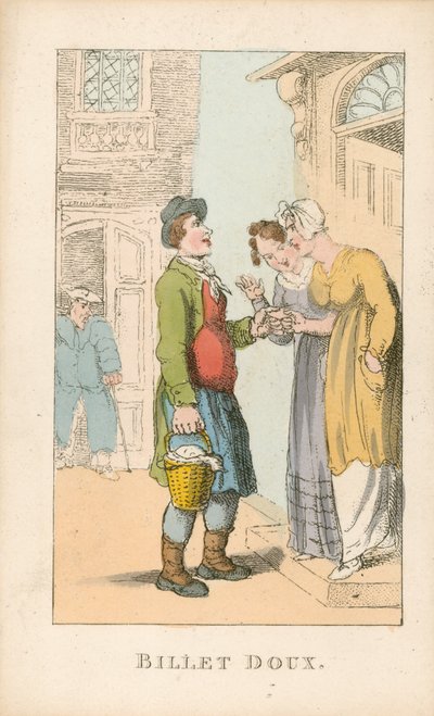 Billet Doux by Thomas Rowlandson