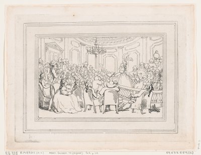Comforts of Bath, Plate 2, January 6, 1798 by Thomas Rowlandson