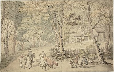 Doctor Syntax on the Road by Thomas Rowlandson