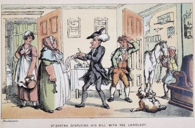 Doctor Disputing a Bill (in a Hotel?) - in 
